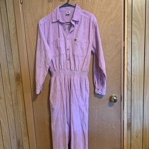 Lucy & Yak Lavender Corduroy Boilersuit Jumpsuit Size Small